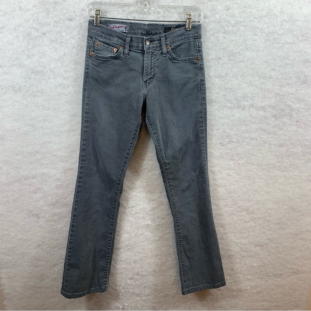 Red Engine Garnet Mid Rise Bootcut Gray Jeans Size 26
